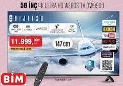 DİJİTSU 4K ULTRA HD WEBOS TV DW9900 AKILLI TELEVİZYON